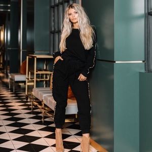 KITTENISH Leopard Jogger Set